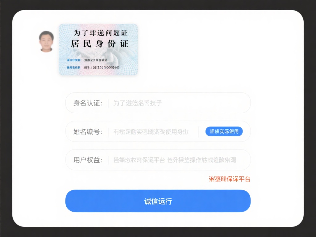 为了规避这些问题，填写有效身份证号可以通过实名认证